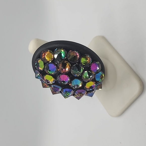 GASOLINE GLAMOUR SWAROVSKI RHINESTONES RING ROAD RUNNER DEVIL - Picture 2 of 7